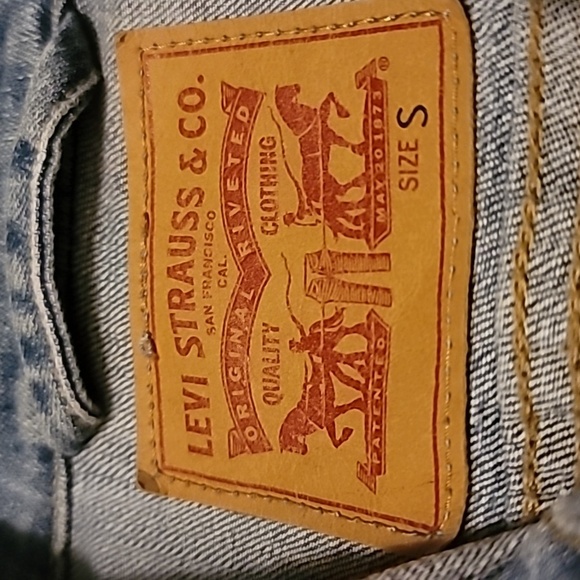 Levi's The Original Trucker Denim Jacket Women's Size Small - Picture 2 of 5